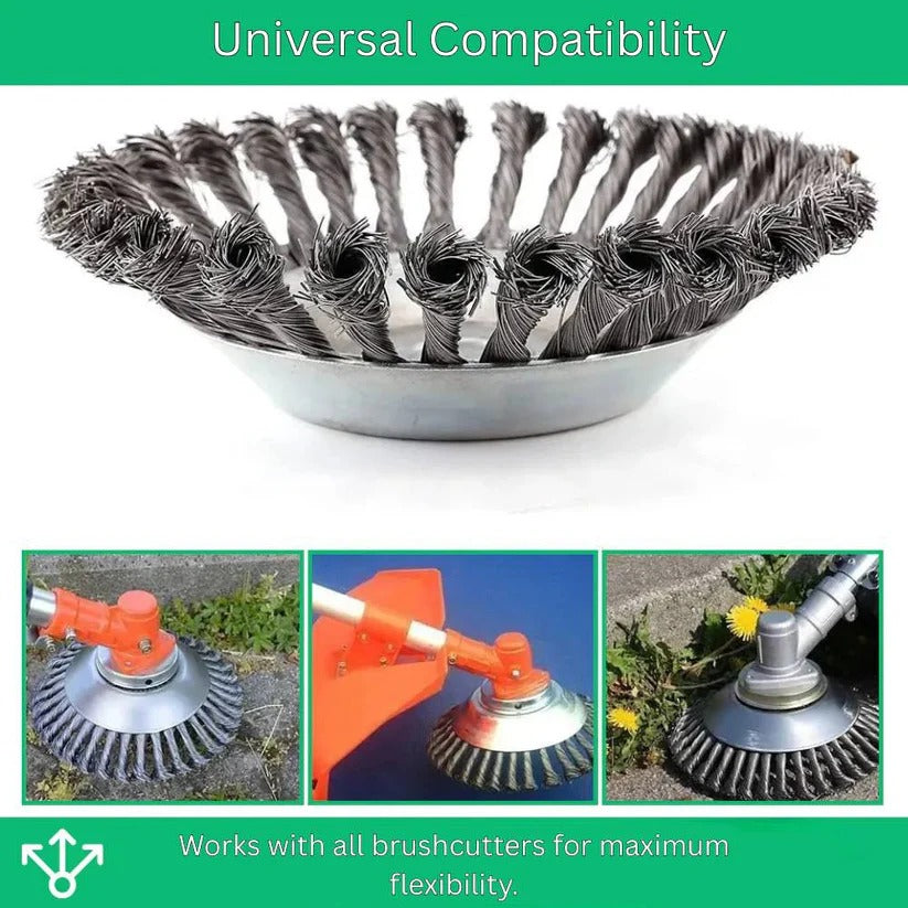Hardened Steel Weed Trimmer Cutting Head for Clean and Precise Lawn Edging