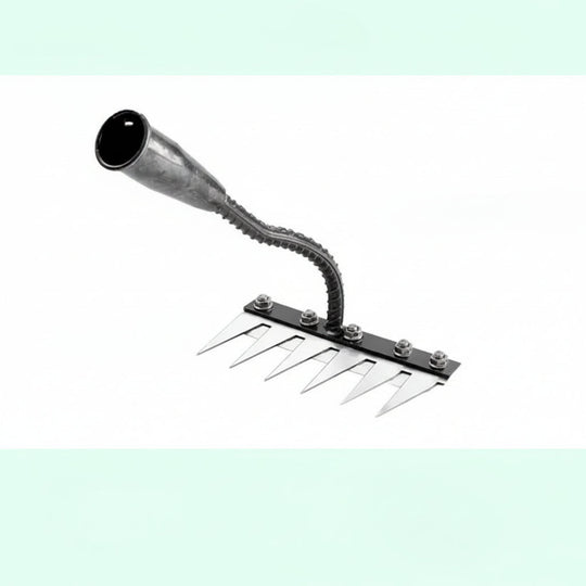 Steel Garden Rake for Weed Removal and Soil Maintenance