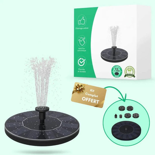 Solar Powered Mini Water Fountain for Garden and Outdoor Decoration