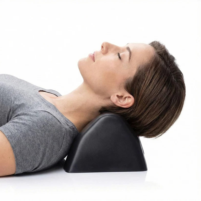Contoured Memory Foam Cervical Neck Pillow with Removable Washable Cover