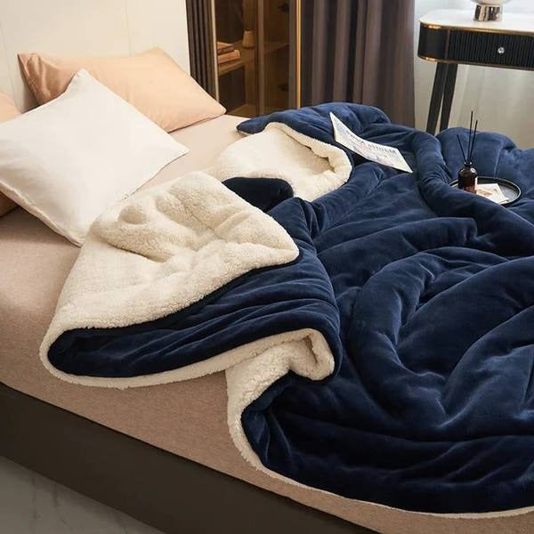 Soft Plush Fleece Throw Blanket for Couch and Bed Use