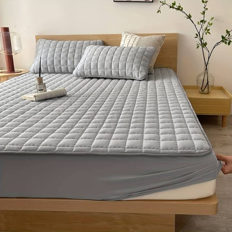 Deep Pocket Mattress Protector with Waterproof Quilted Layer