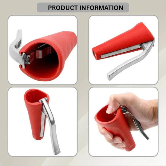 Zinc Alloy Lever Nutcracker for Walnuts, Almonds, and Hazelnuts with Easy Grip Handle