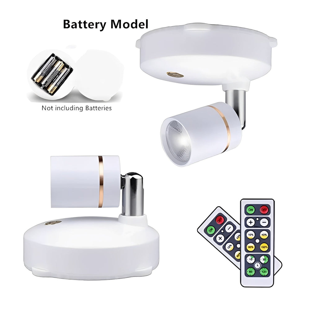 Rechargeable Wireless LED Spotlight with Warm Ambient Glow