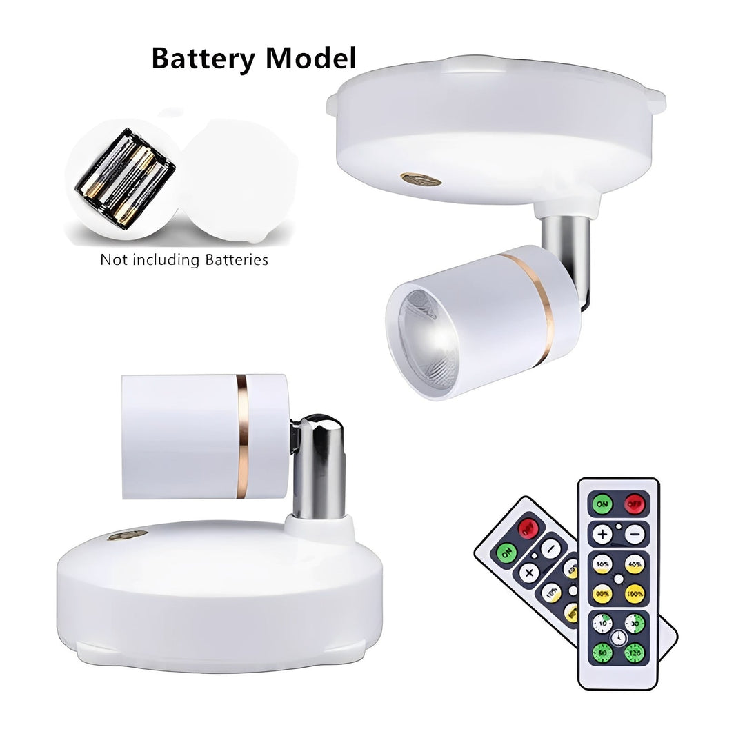 Rechargeable Wireless LED Spotlight with Warm Ambient Glow