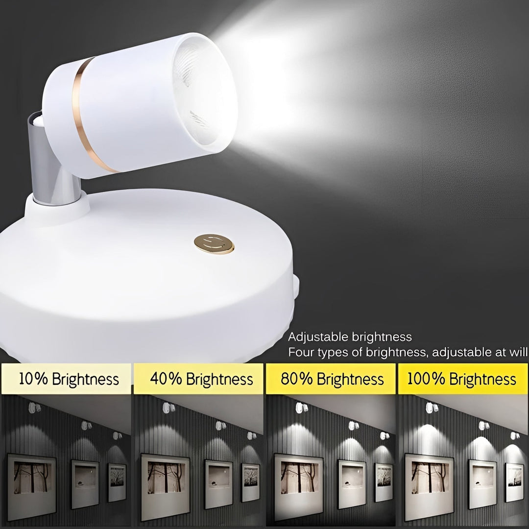 Rechargeable Wireless LED Spotlight with Warm Ambient Glow