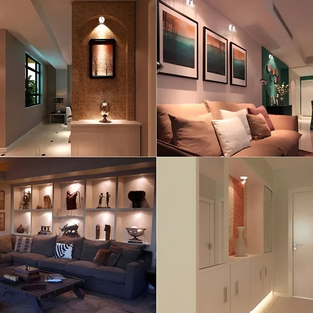 Rechargeable Wireless LED Spotlight with Warm Ambient Glow