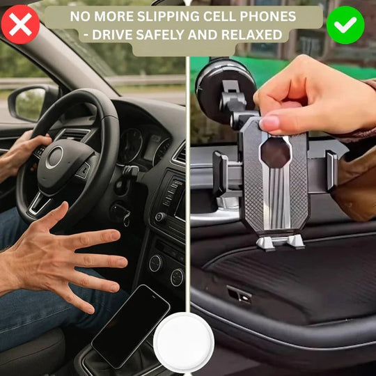 360 Degree Rotating Car Phone Holder with Suction Cup Base