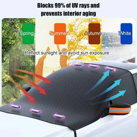 Waterproof Magnetic Car Windshield Cover for Snow and Ice
