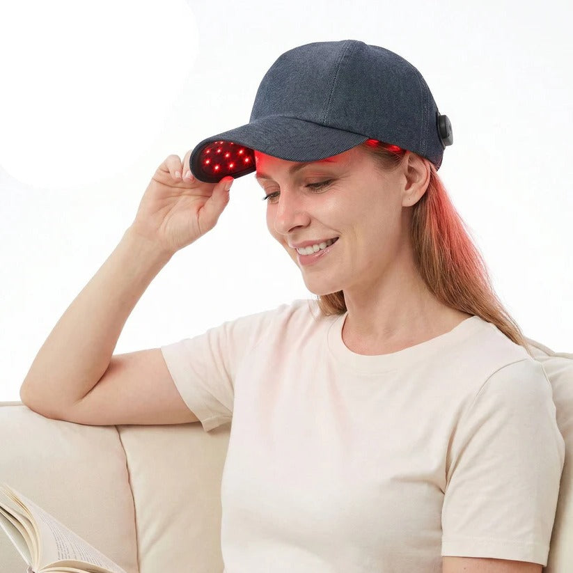 Dual Wavelength LED Scalp Care Cap with 660nm and 850nm LEDs