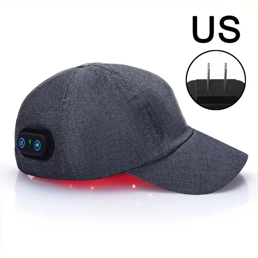 Dual Wavelength LED Scalp Care Cap with 660nm and 850nm LEDs