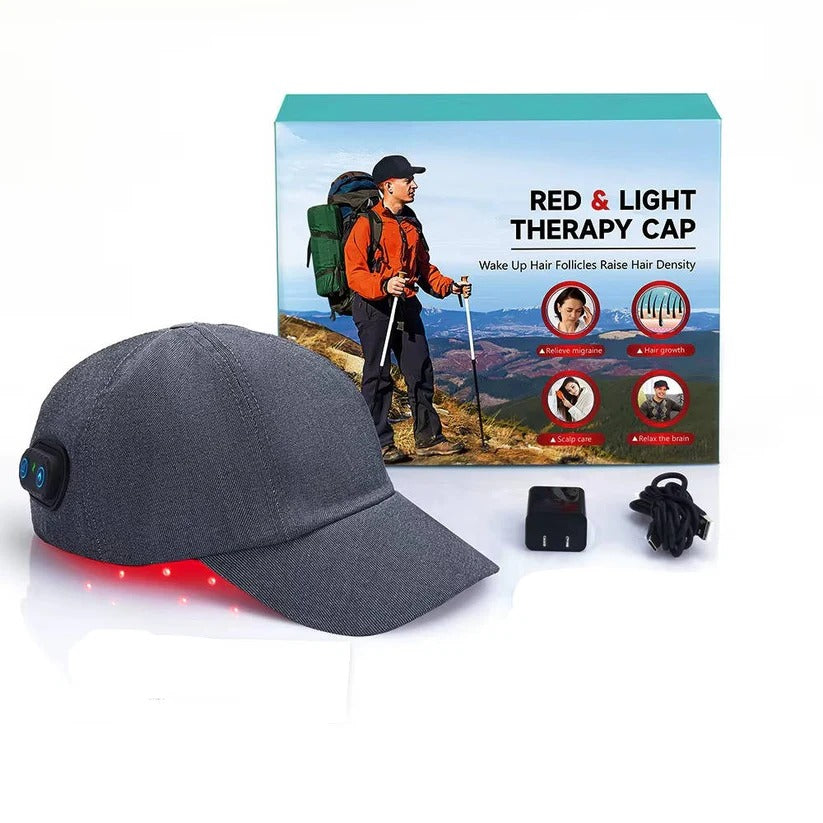 Dual Wavelength LED Scalp Care Cap with 660nm and 850nm LEDs