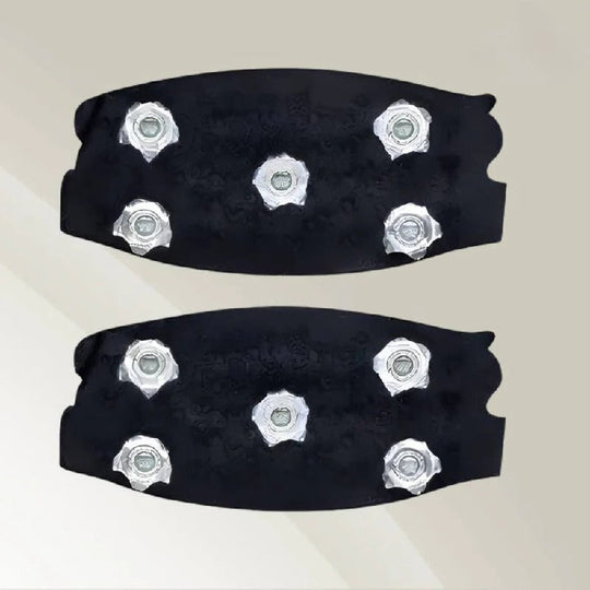 Slip-Resistant Ice Traction Cleats with Steel Spikes for Winter Walking