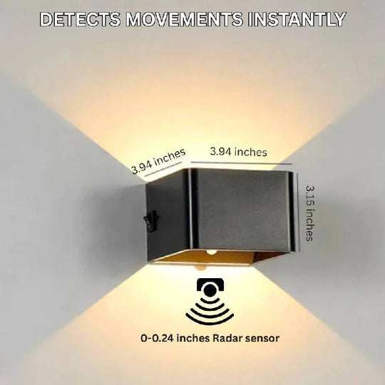 Rechargeable Wireless Wall Sconce with Luxury Ambient Lighting
