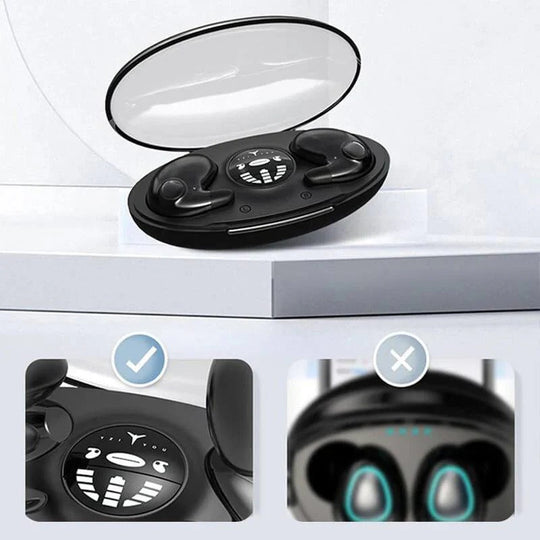 Flat Profile Wireless Earphones with Active Noise Reduction Support