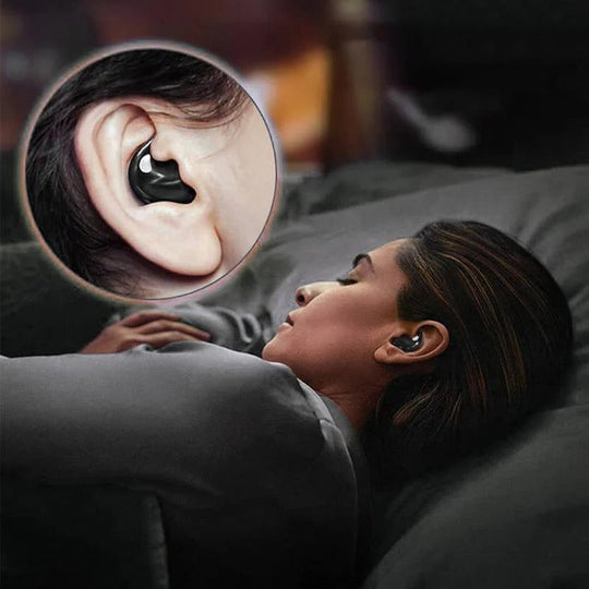 Flat Profile Wireless Earphones with Active Noise Reduction Support