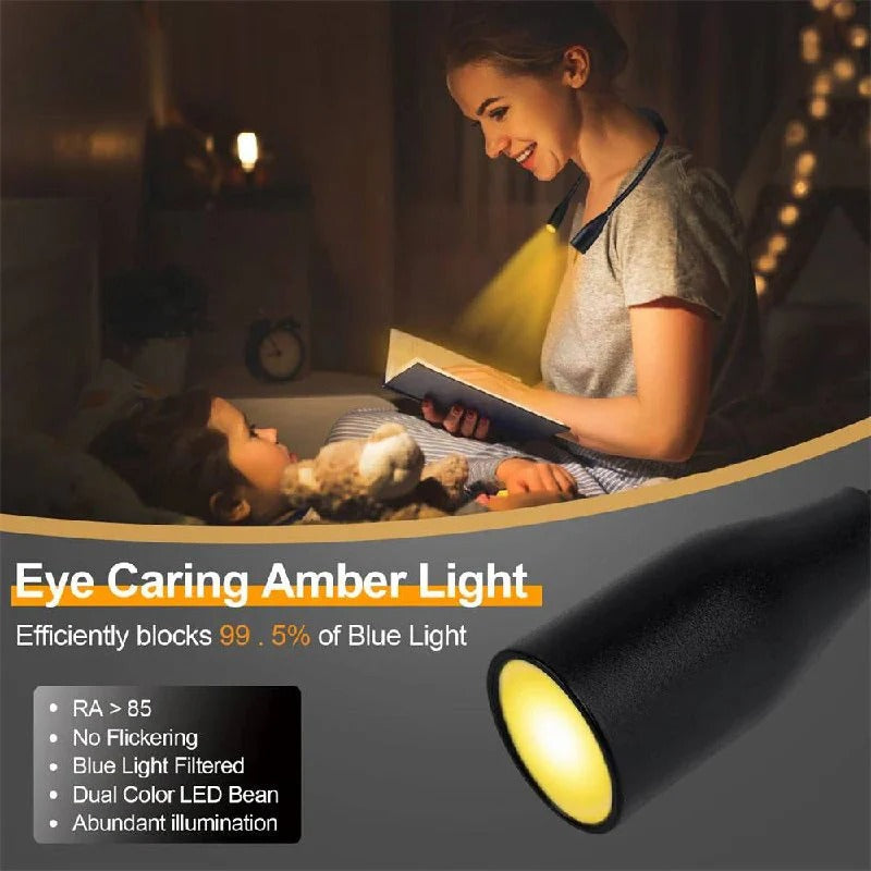 Flexible Rechargeable LED Neck Light for Reading