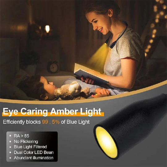 Flexible Rechargeable LED Neck Light for Reading
