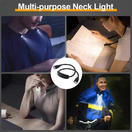 Flexible Rechargeable LED Neck Light for Reading