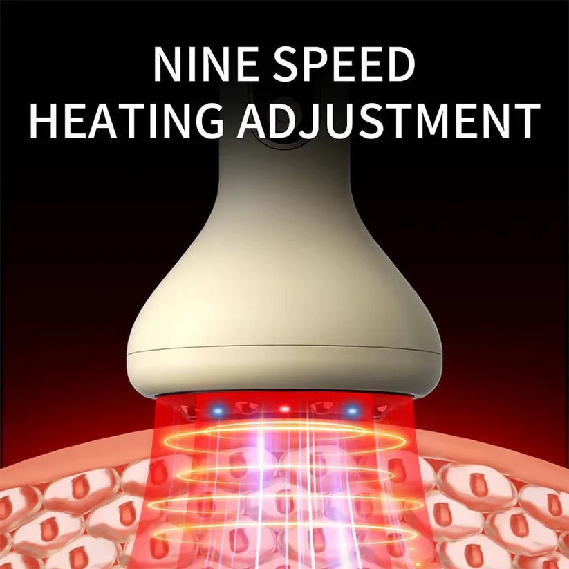 Electric Vacuum Cupping Massage Device with Heat and LED Display