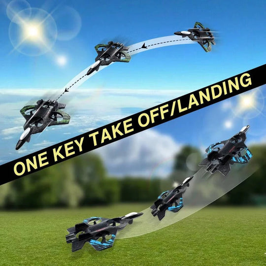 RC Stunt Airplane Toy with 360 Degree Flips and LED Lights for Kids