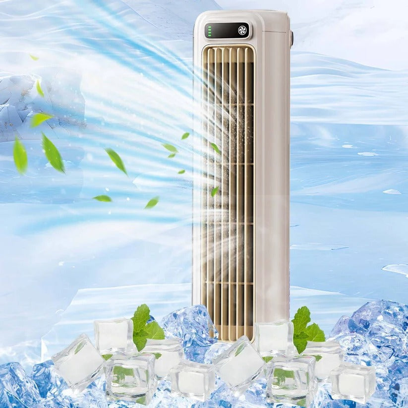 3 Speed Portable Desktop Air Cooler Fan with 2000mAh Battery and Wall Mount Option