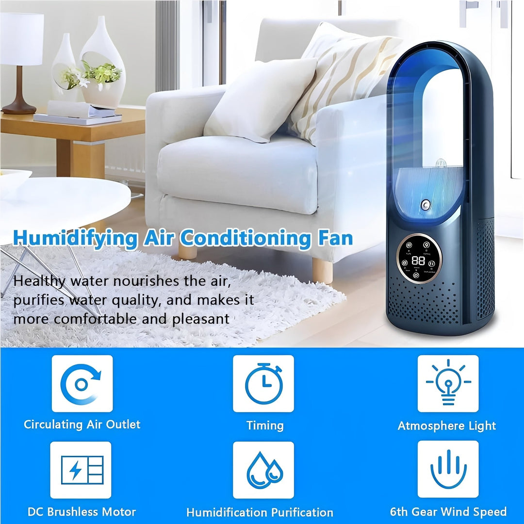 3 in 1 Portable Air Cooling Fan with Humidifier and DC Brushless Motor