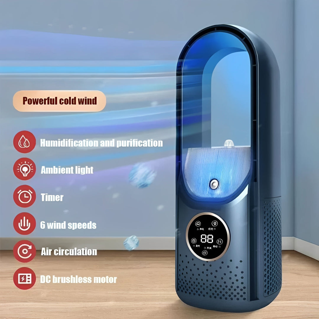 3 in 1 Portable Air Cooling Fan with Humidifier and DC Brushless Motor