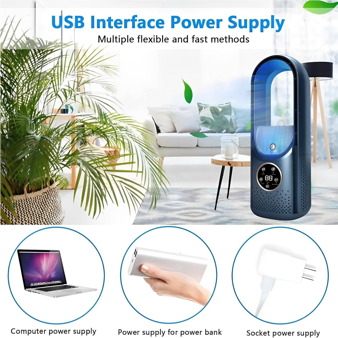 3 in 1 Portable Air Cooling Fan with Humidifier and DC Brushless Motor