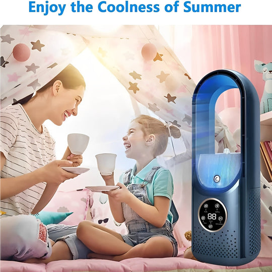3 in 1 Portable Air Cooling Fan with Humidifier and DC Brushless Motor