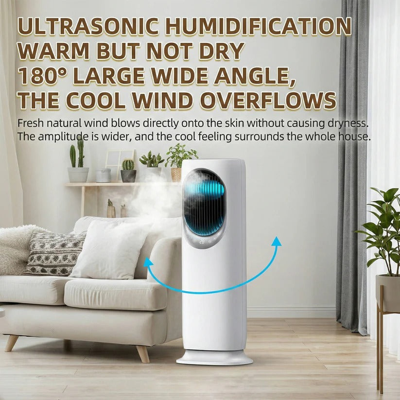 Portable Air Cooler Fan with Humidifier and Remote Control