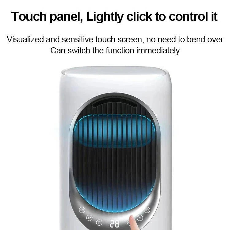 Portable Air Cooler Fan with Humidifier and Remote Control