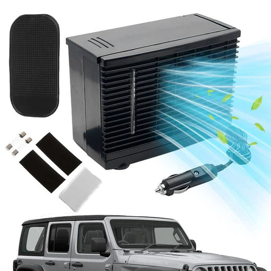 12V Portable Car Air Cooler with Cold Water Tank and Low Power Quiet Operation