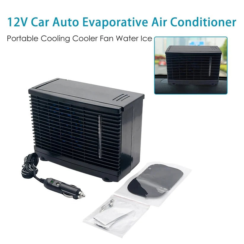 12V Portable Car Air Cooler with Cold Water Tank and Low Power Quiet Operation