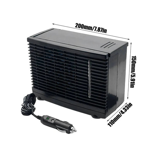 12V Portable Car Air Cooler with Cold Water Tank and Low Power Quiet Operation