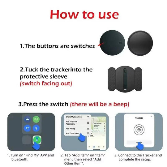 Vehicle GPS Tracker with Magnetic Case and App Tracking