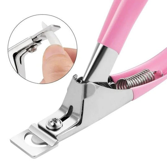 Stainless Steel Acrylic Nail Cutter with Ergonomic Grip Design
