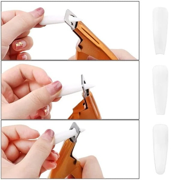 Stainless Steel Acrylic Nail Cutter with Ergonomic Grip Design