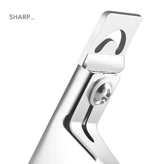 Stainless Steel Acrylic Nail Cutter with Ergonomic Grip Design