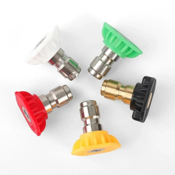 360 Degree Turbo Nozzle for Pressure Washer with Brass Body Tips
