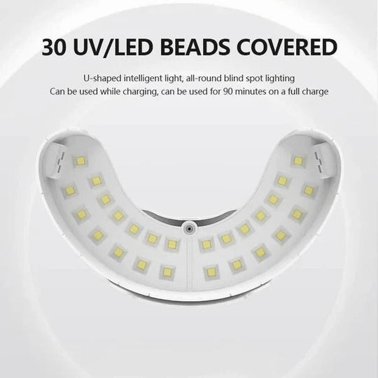 Portable Nail Care Light Device for Fingernails and Toenails Use