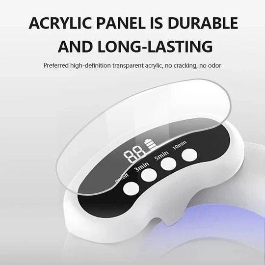 Portable Nail Care Light Device for Fingernails and Toenails Use
