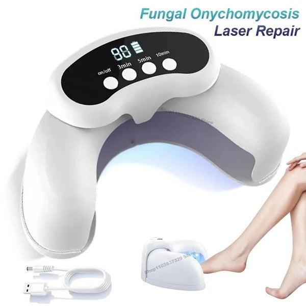 Portable Nail Care Light Device for Fingernails and Toenails Use