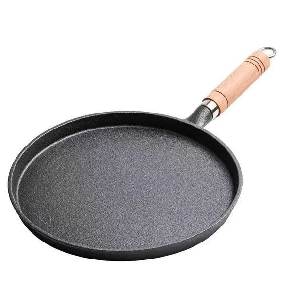Cast Iron Griddle Pan for Pancakes on Gas and Induction Cooktops