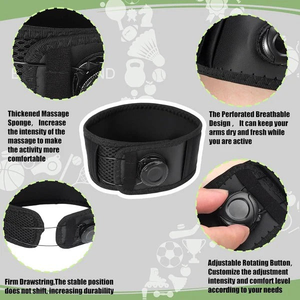 Adjustable Compression Elbow Brace with Dial for Support and Comfort