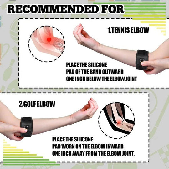Adjustable Compression Elbow Brace with Dial for Support and Comfort