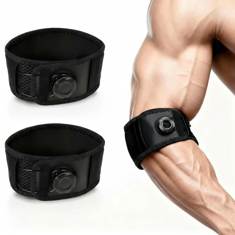 Adjustable Compression Elbow Brace with Dial for Support and Comfort