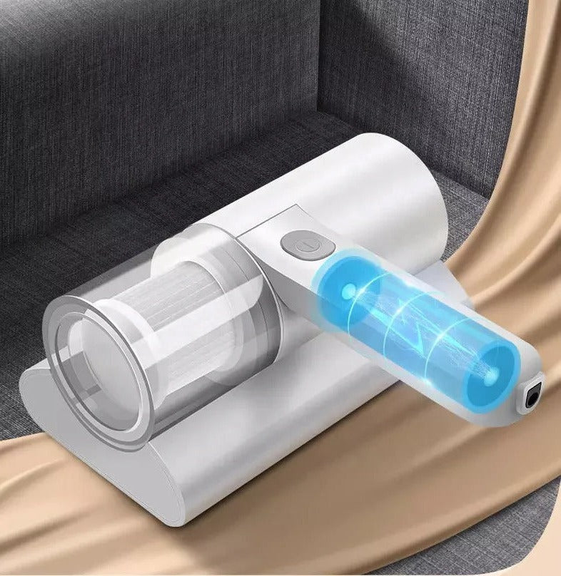 Handheld Bed Vacuum Cleaner with UV Light and Cordless Operation