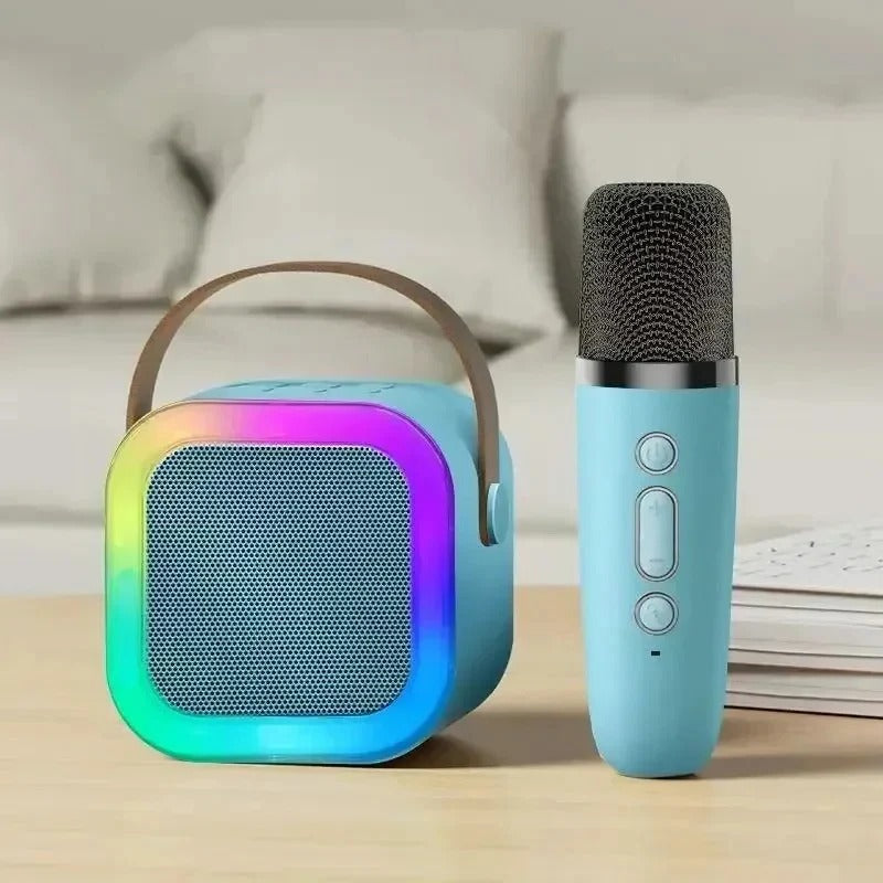 Wireless Karaoke Machine with Integrated Mic and Bluetooth Connectivity