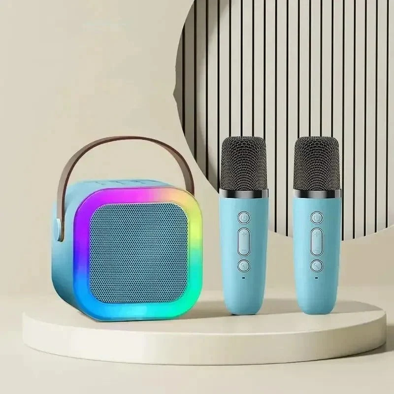 Wireless Karaoke Machine with Integrated Mic and Bluetooth Connectivity